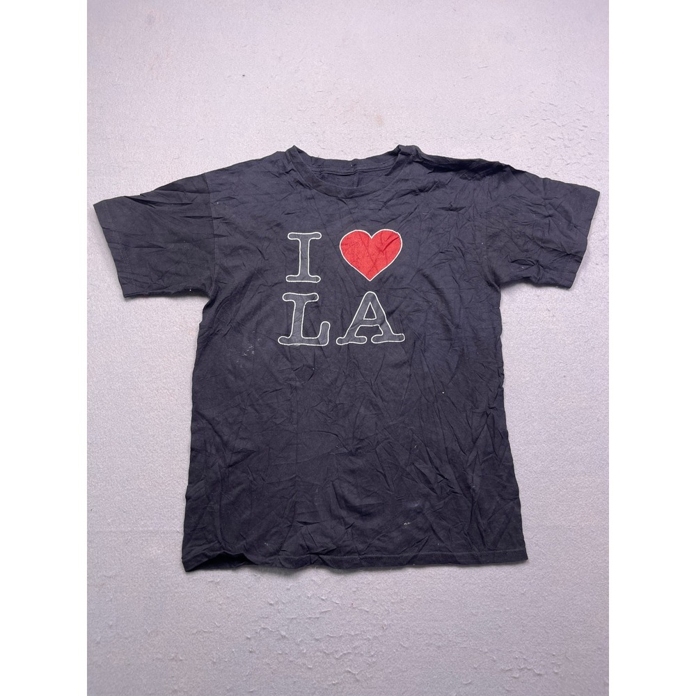 Unbranded I Heart LA T-Shirt Cotton Black Small Mens